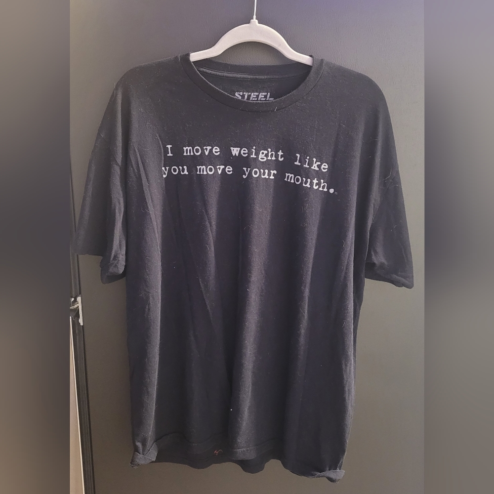 Steel supplements- t-shirt -2xl - used like newbodybuilding